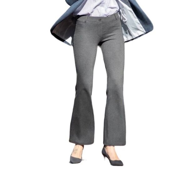 BETABRAND Classic Dress Pant Yoga Pant | Bootcut Heather Gray Size 2XL - Picture 3 of 7